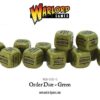 Zdjęcie Bolt Action Orders Dice – Green (12)