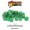 Zdjęcie Spot dice 10mm – Green (30)