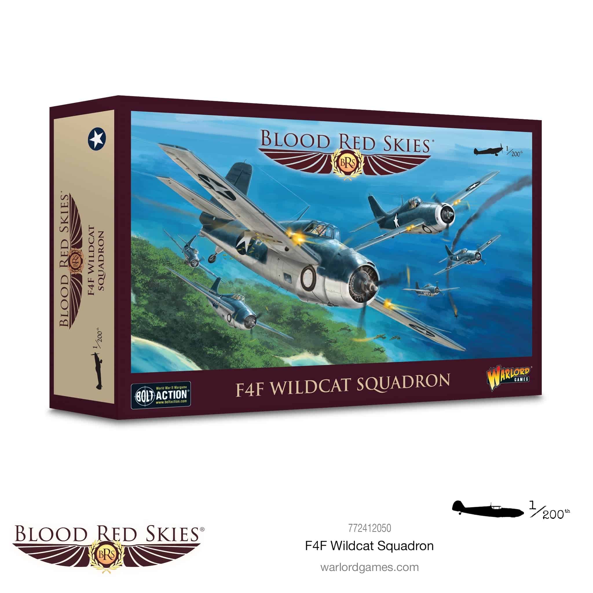 Blood Red Skies Grumman F4F Wildcat squadron
