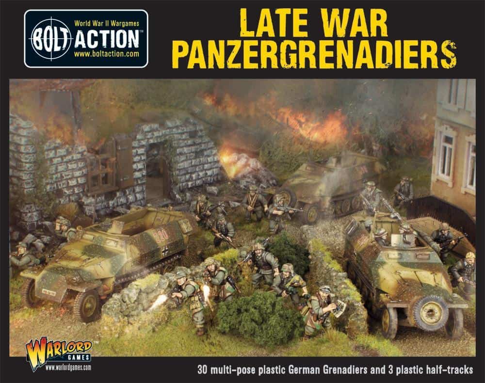 Zdjęcie Late War Panzergrenadiers (30 plus 3 hanomags)