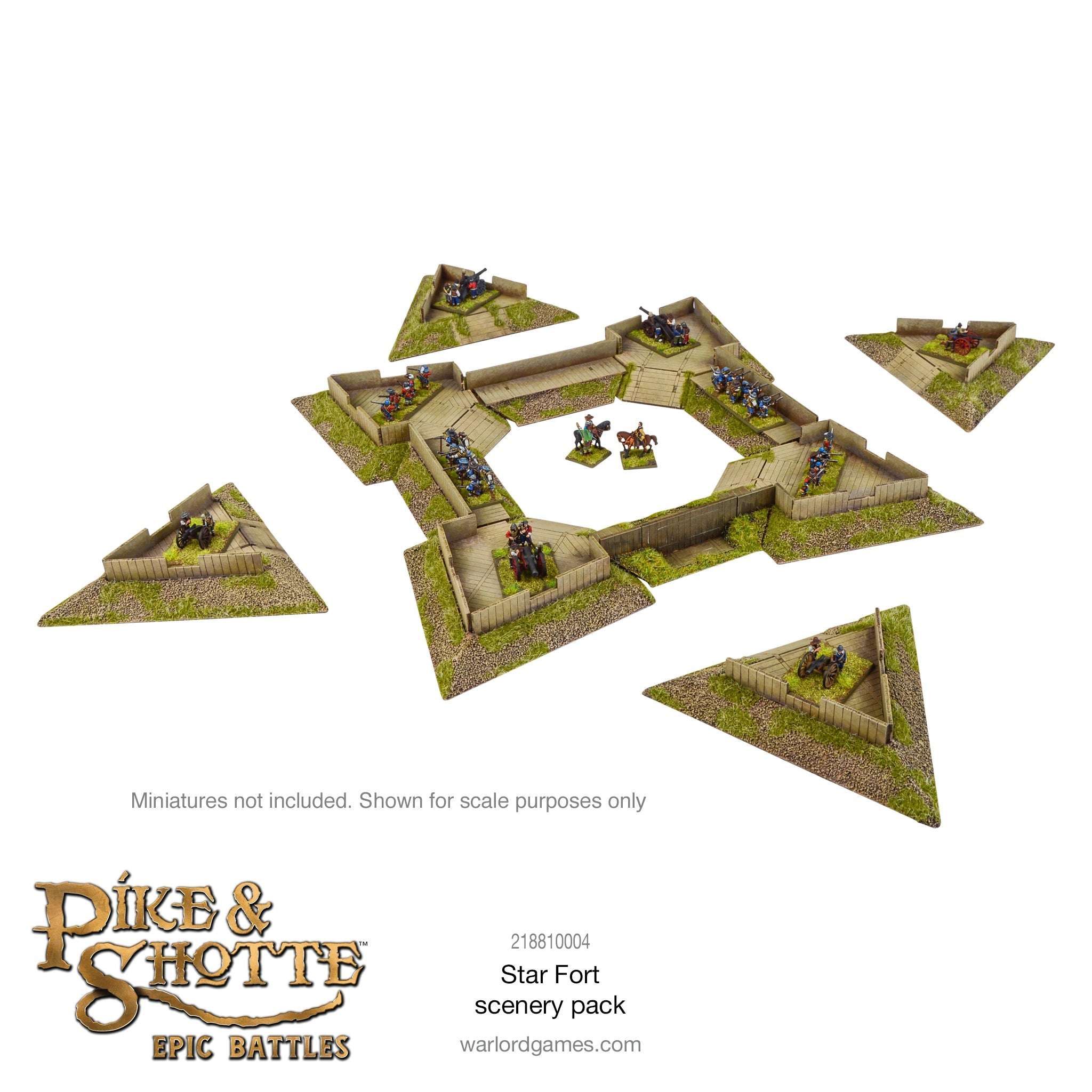 Pike & Shotte Epic Battles - Star Fort with Ravelins Scenery Pack